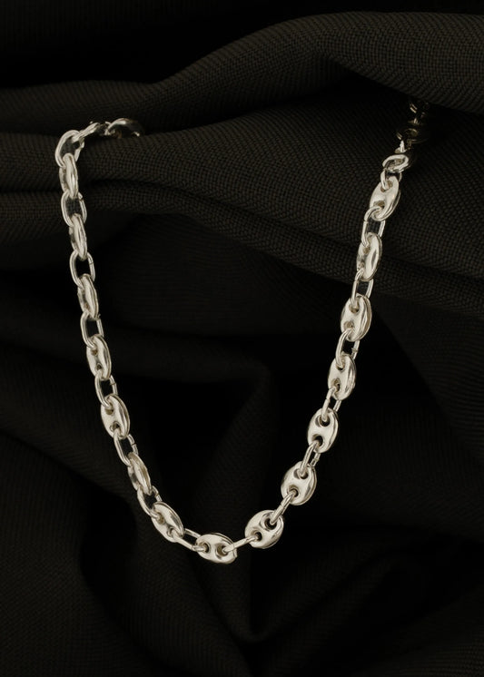 Tobillera Gcc 0,4 mm 24 Cms Plata ley 925