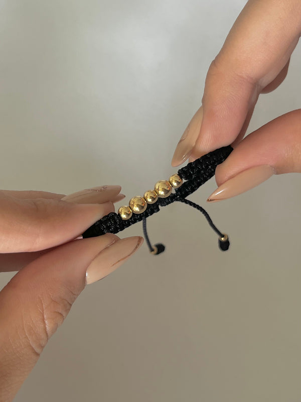 Pulsera de bebé (liso 4mm [3 uni], liso 5mm [2 uni])