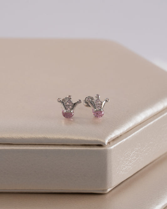 Aretes royal rose 8,6 mm