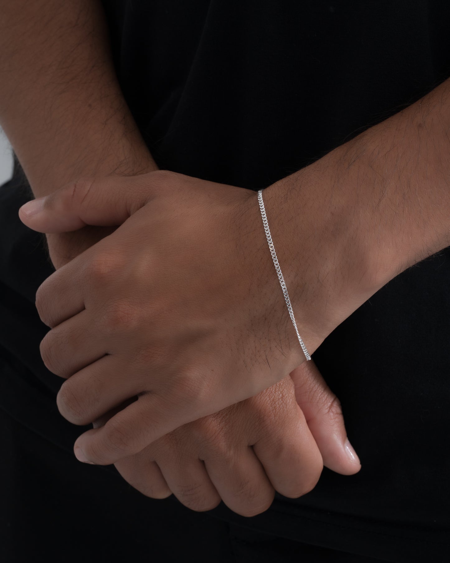 Pulsera Cubana 1,9 mm 19.5 Cms